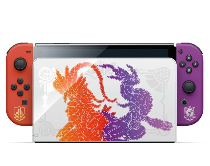 Игровая консоль Nintendo Switch (OLED-модель) Pokemon Scarlet & Violet Edition - миниатюра 3