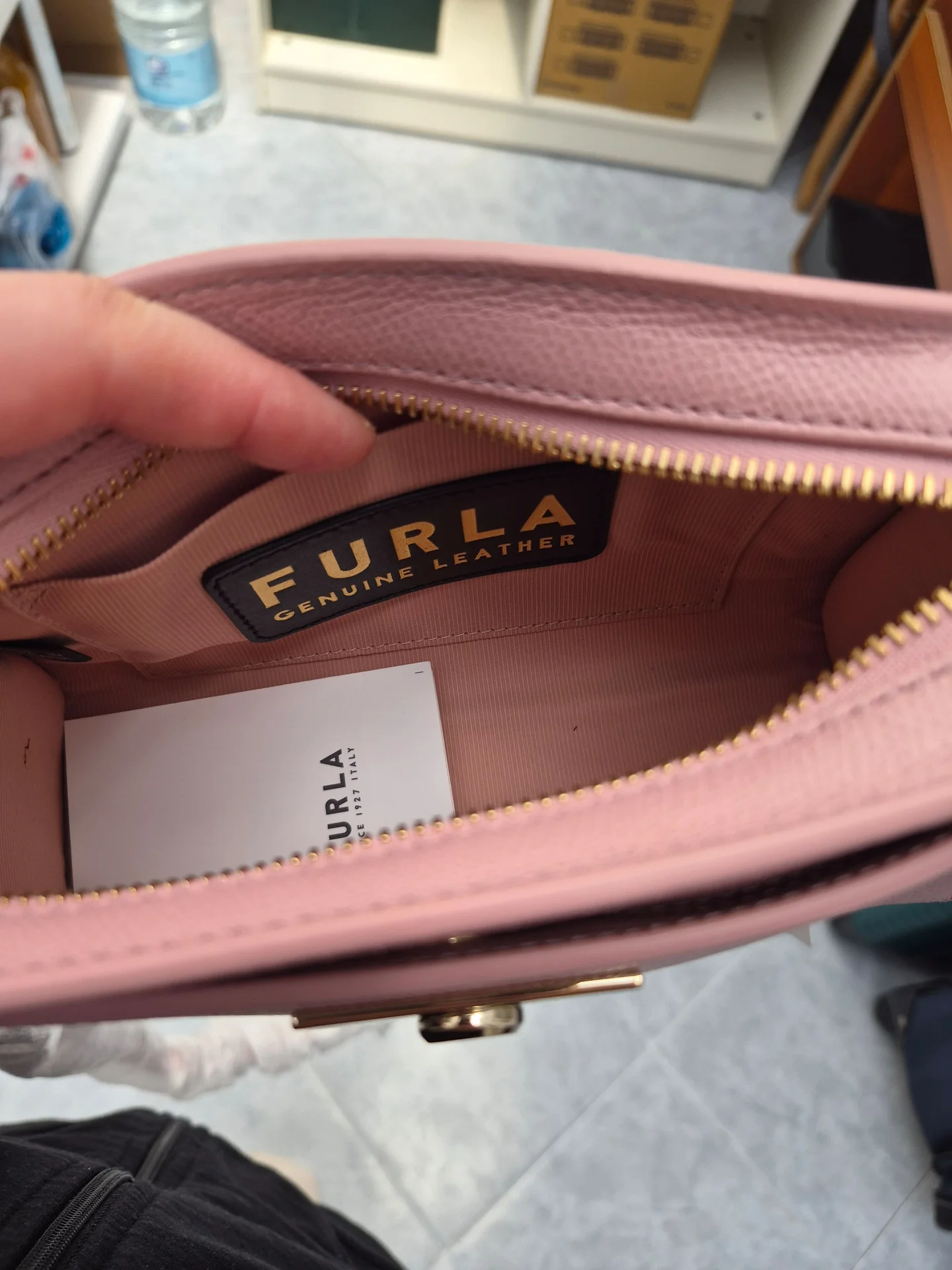 Сумка furla новая натуральная кожа оригинал - миниатюра 4