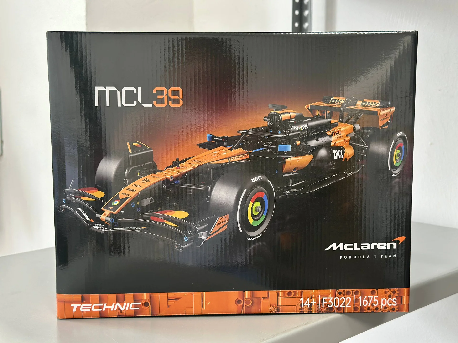 Конструктор аналог lego Mclaren MCL39 болид F1 - изображение 1
