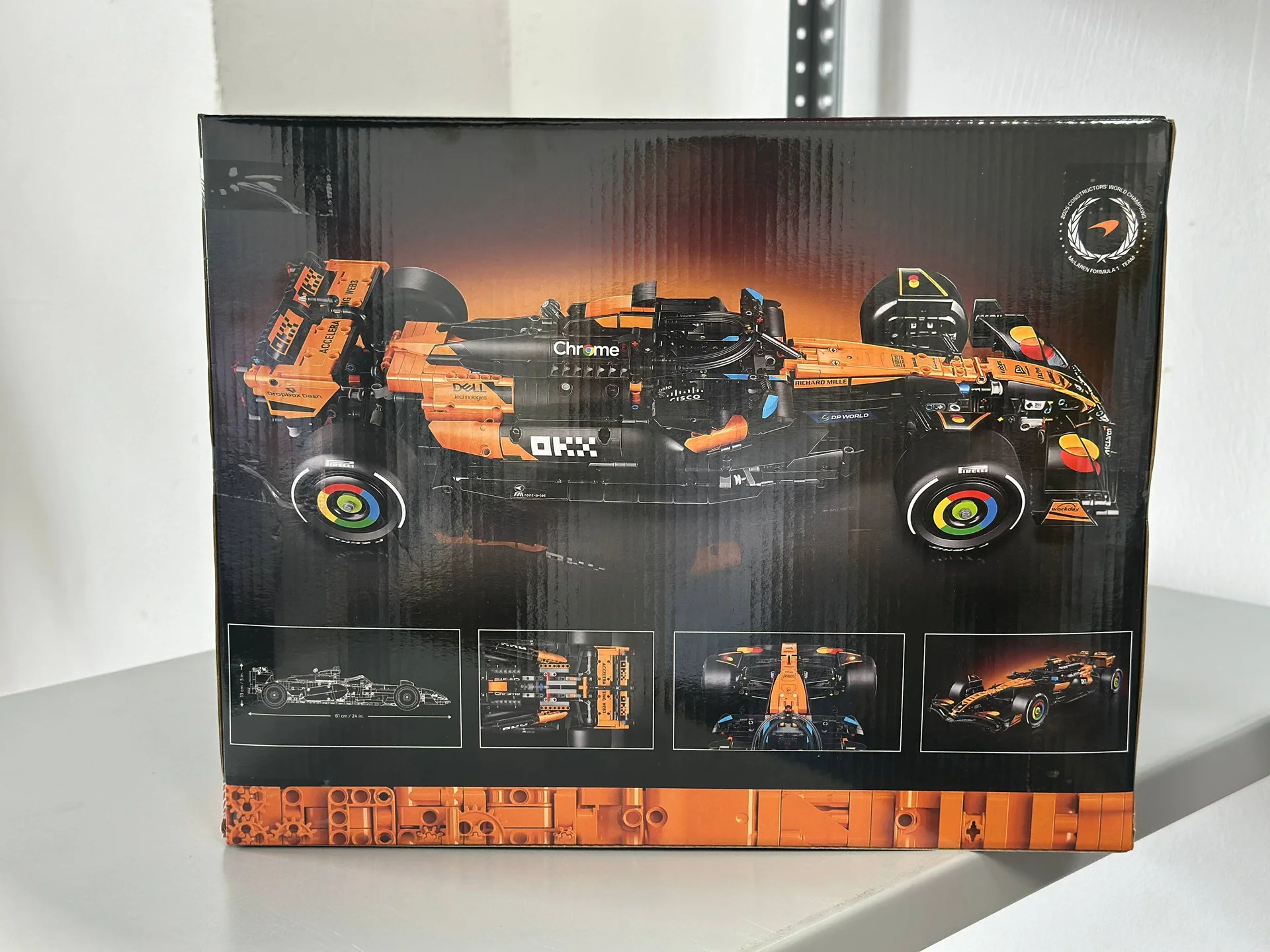 Конструктор аналог lego Mclaren MCL39 болид F1 - миниатюра 2