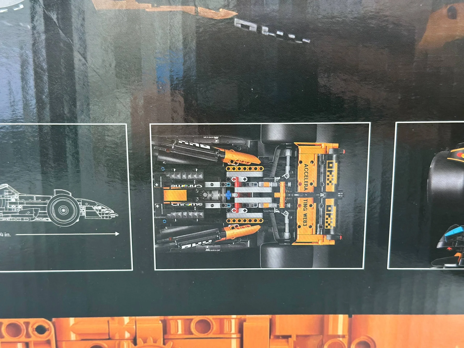 Конструктор аналог lego Mclaren MCL39 болид F1 - миниатюра 8