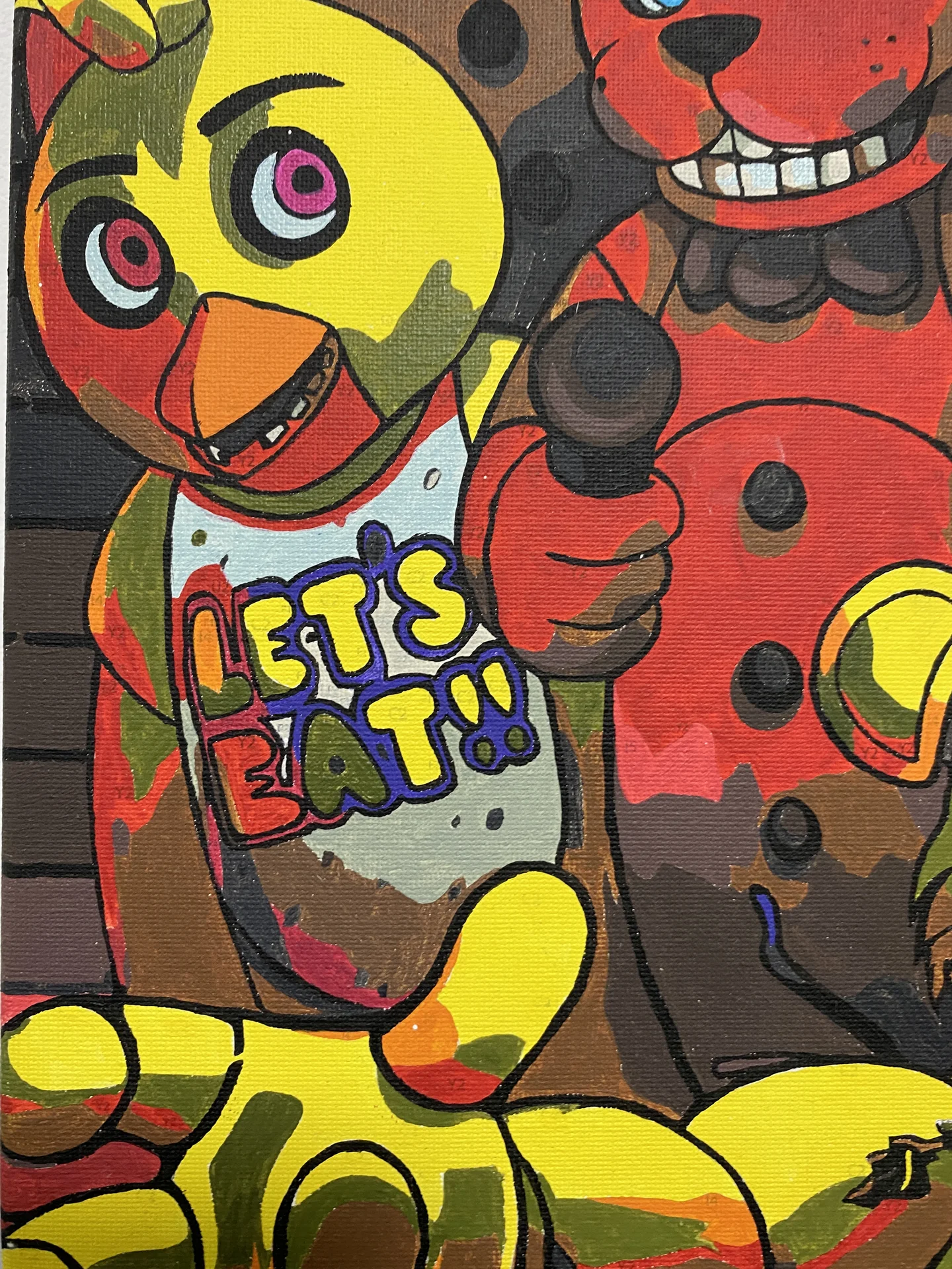 картина по номерам 5 ночей с Фредди, fnaf - миниатюра 2
