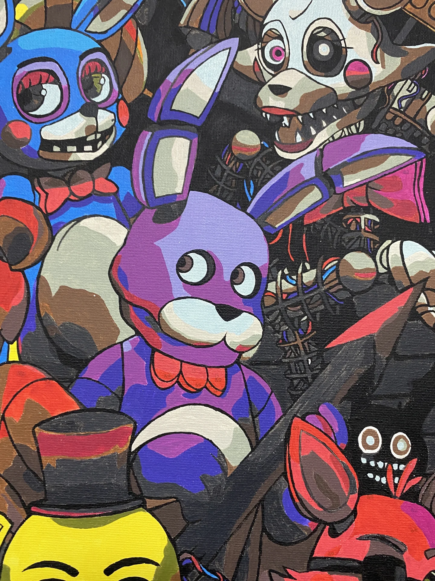 картина по номерам 5 ночей с Фредди, fnaf - миниатюра 3