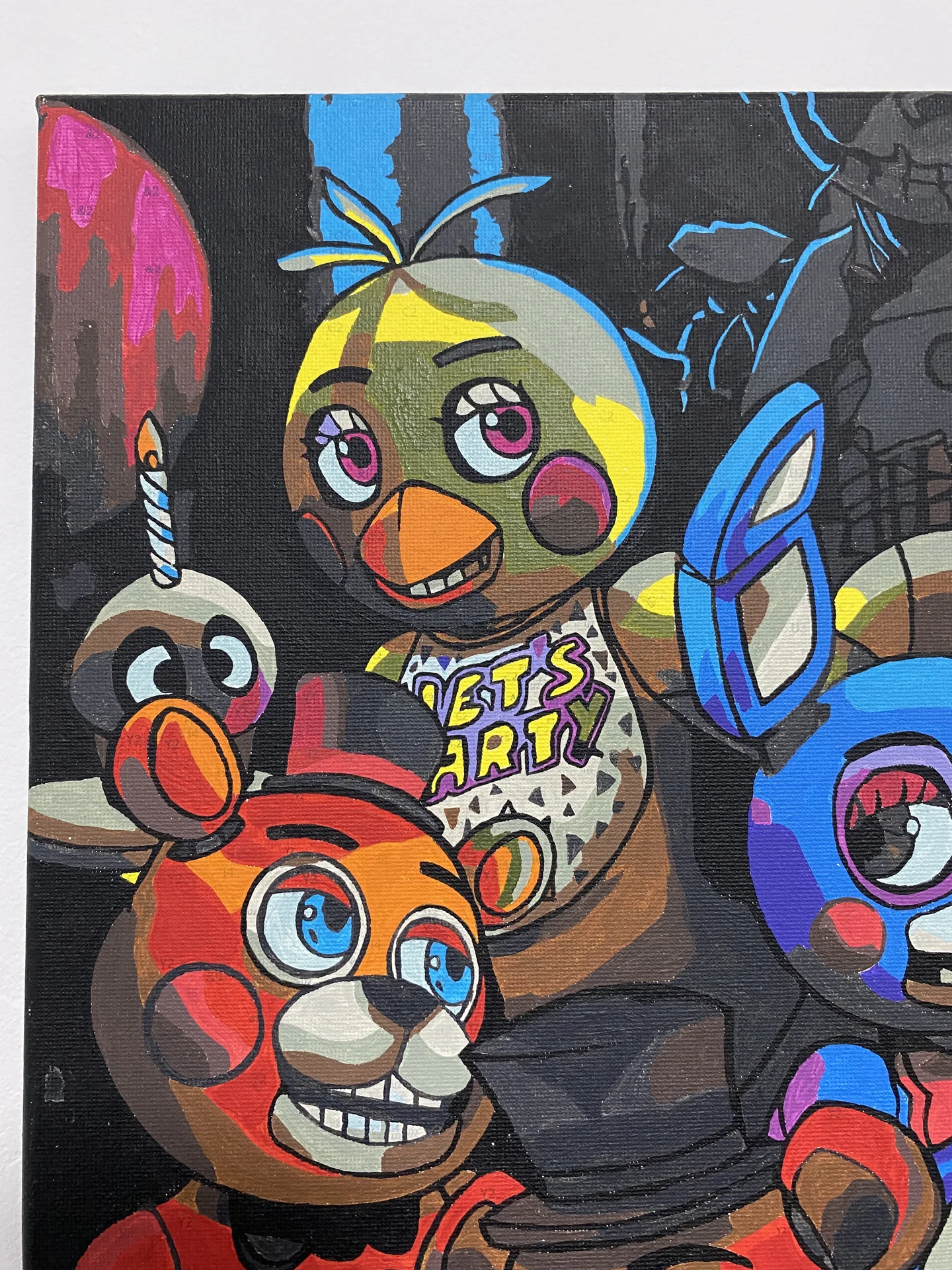 картина по номерам 5 ночей с Фредди, fnaf - миниатюра 4