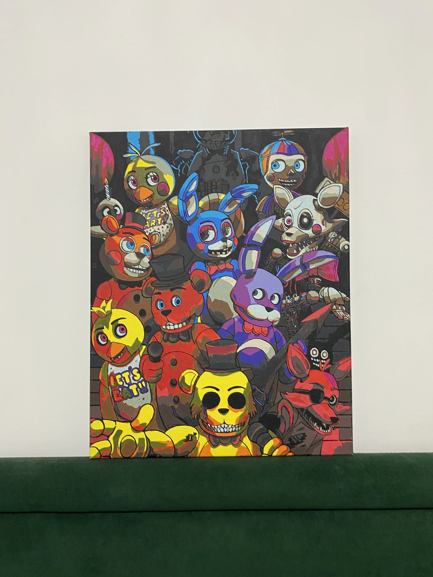 картина по номерам 5 ночей с Фредди, fnaf - миниатюра 6