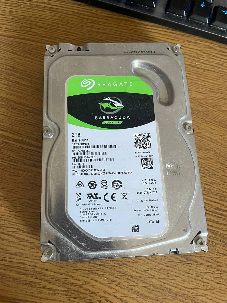 Hdd 2 tb Seagate Barracuda - изображение 1