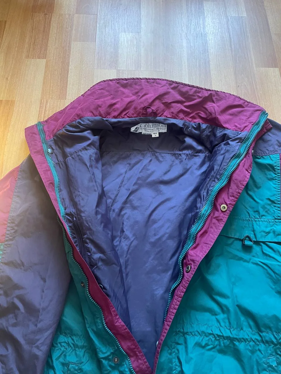 Куртка 2 в 1 90's Columbia Gizzmo Jacket vintage L size - миниатюра 7
