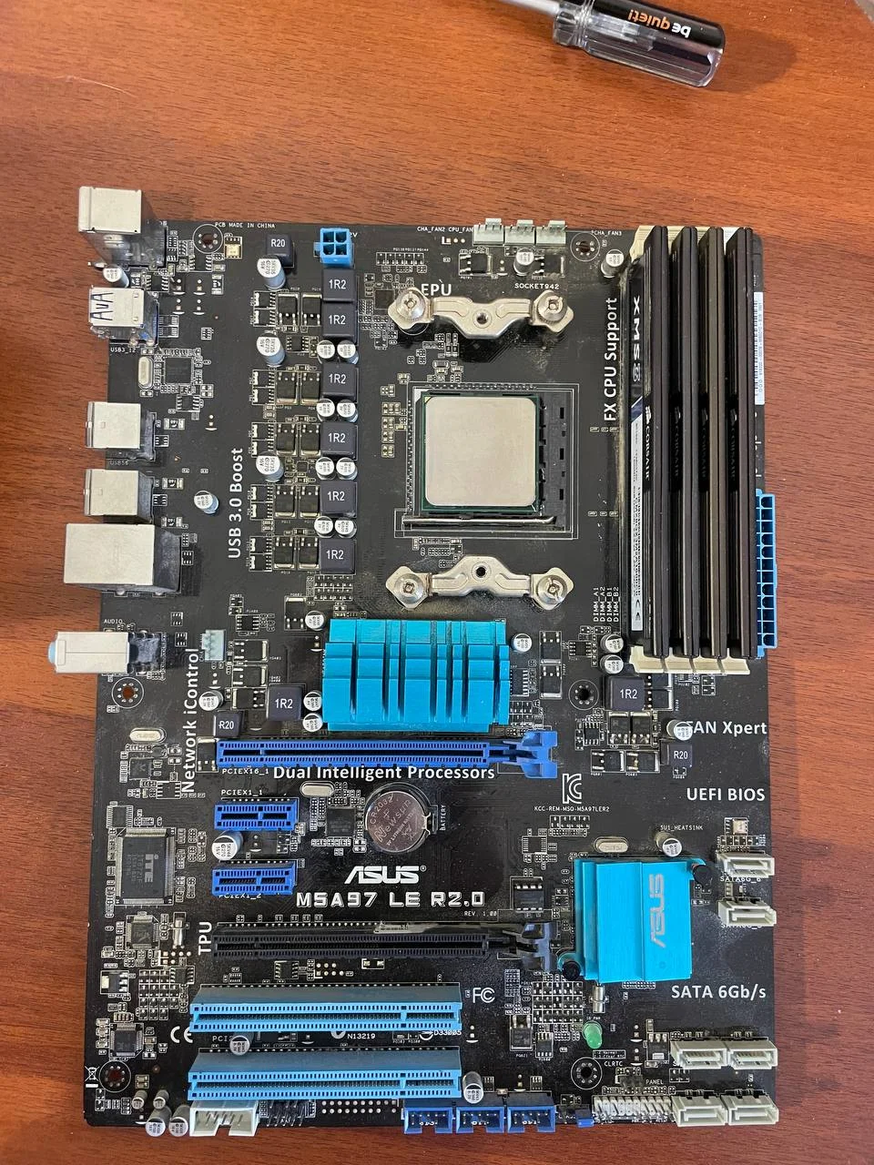 Материнская плата asus M5A97 LE R2.0, память ddr 3 Corsair, кулер - миниатюра 2