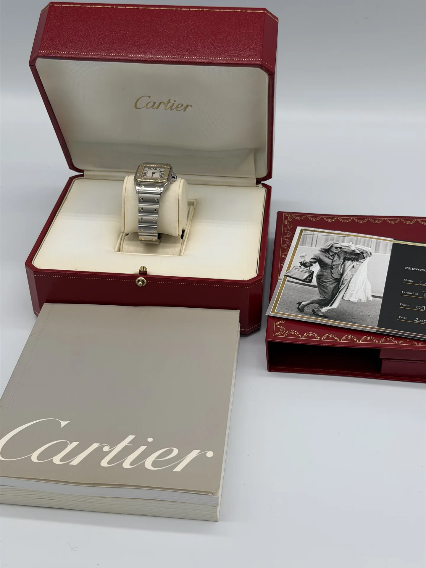 Часы Cartier Santos Galbee оригинал - миниатюра 2