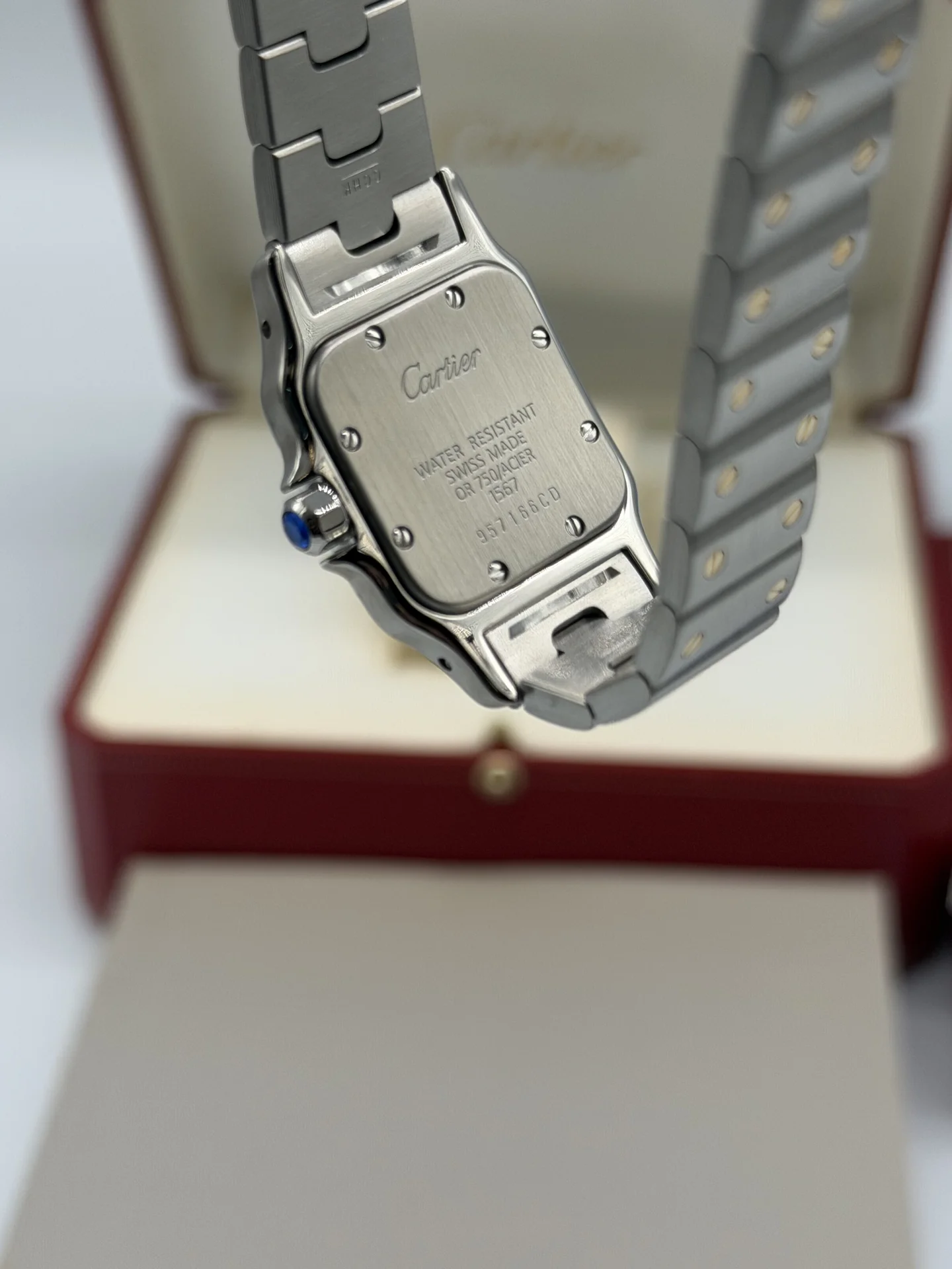 Часы Cartier Santos Galbee оригинал - миниатюра 4