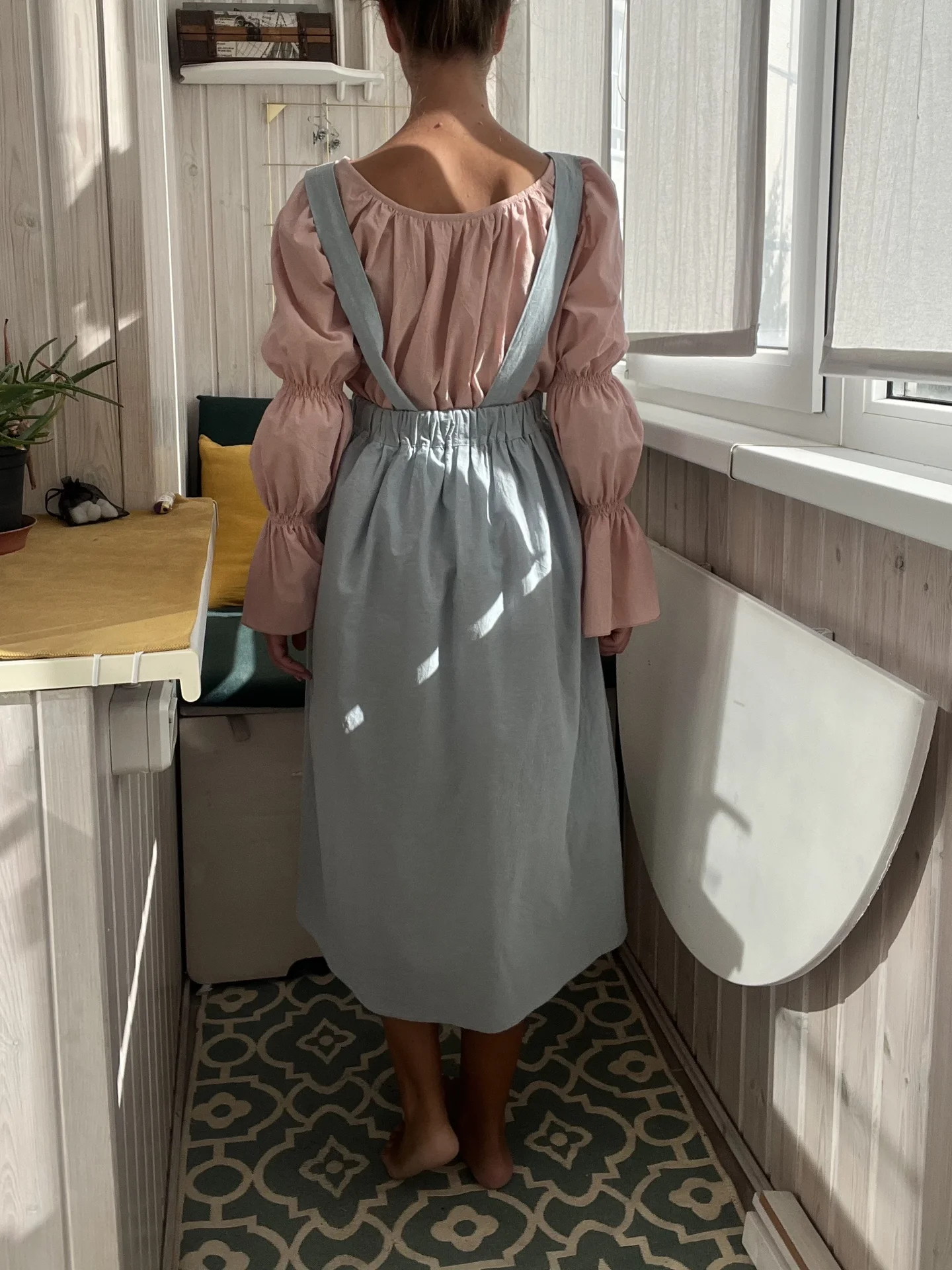 Топ с викторианским рукавом в стиле Unique fabric - миниатюра 5