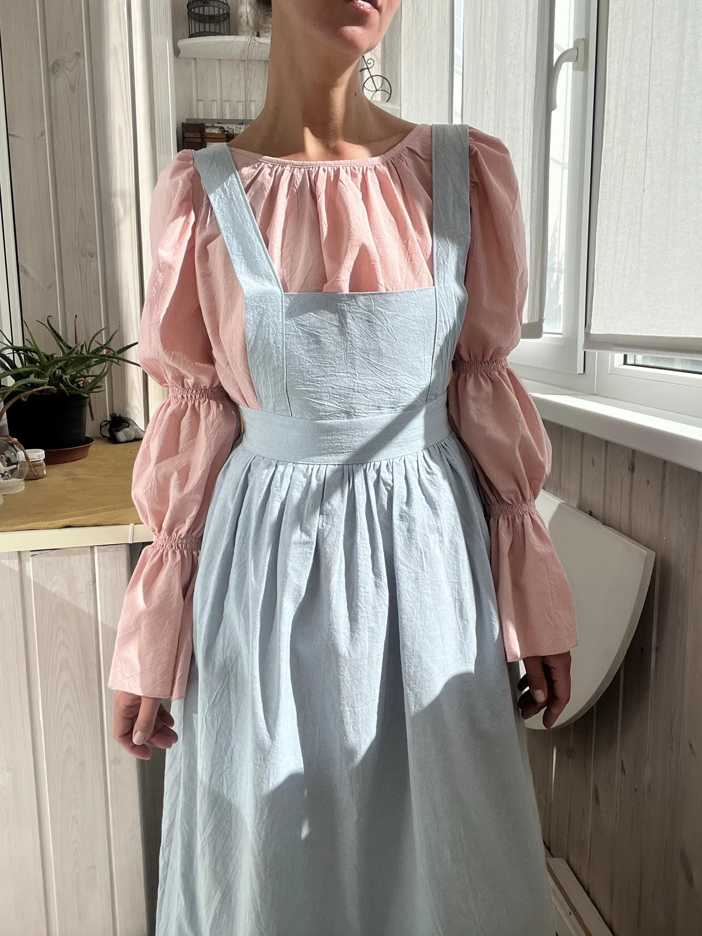 Топ с викторианским рукавом в стиле Unique fabric - миниатюра 6