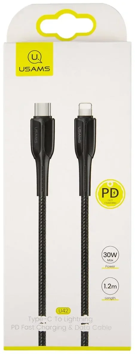 Кабель для Apple USB-C - Lightning Usams Zync Alloy SJ401 PD 1.2 м (в ассорт.) - миниатюра 2