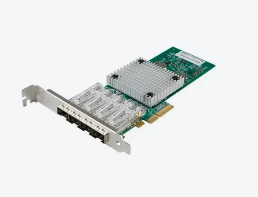 ACD-I350AM4-4x1G-RJ45 Ethernet Network Adapter, Intel i350, 4x RJ45 1GbE, PCI-E v2 x4, VMDq. PCI-SIG SR-IOV (520112) - миниатюра 2
