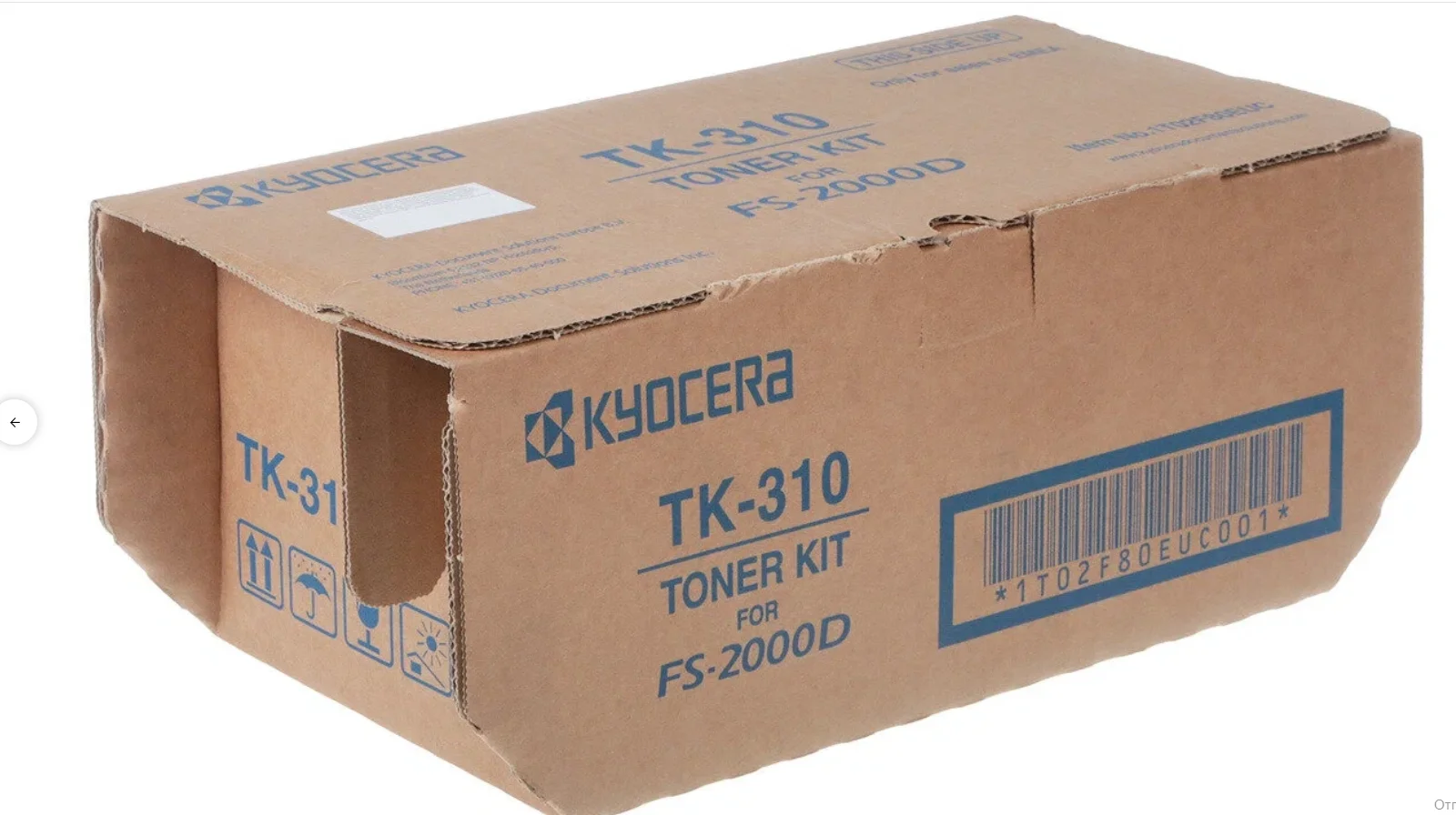 Картридж KYOCERA TK-310 FS-2000D FS-3900DN FS-4000DN, 10 л, 12 тыс. стр., черный - миниатюра 2