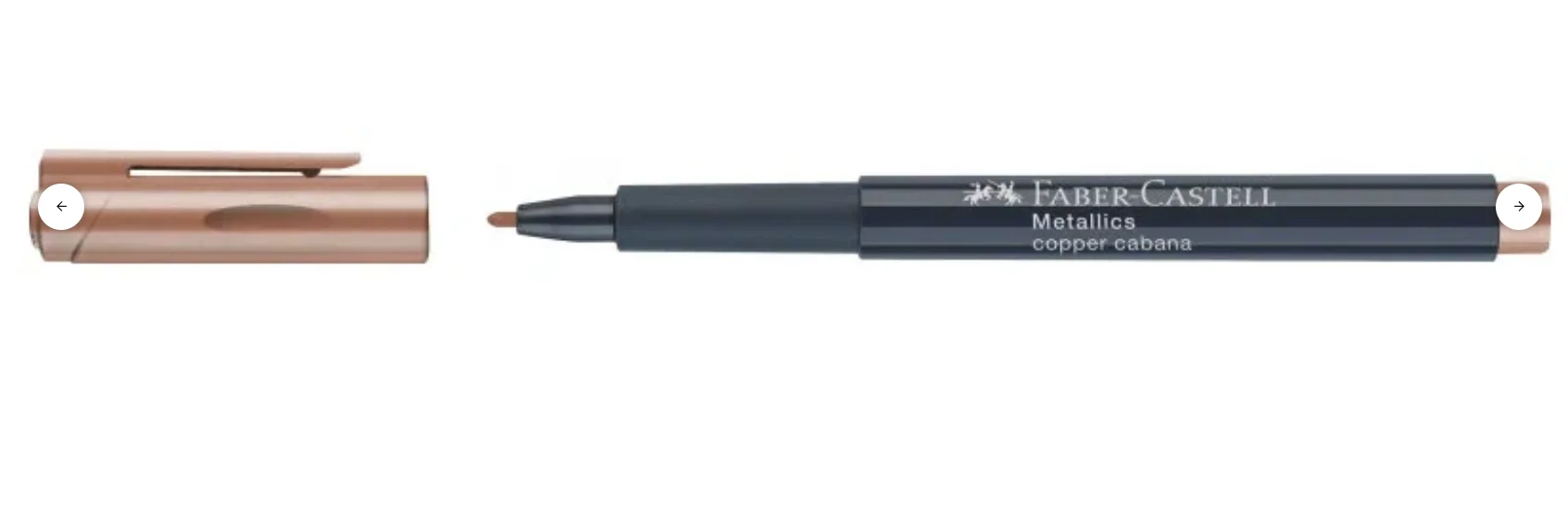 Маркер для декорирования Faber-Castell Metallics (1.5мм, медный) 2 шт. (160752) - миниатюра 2