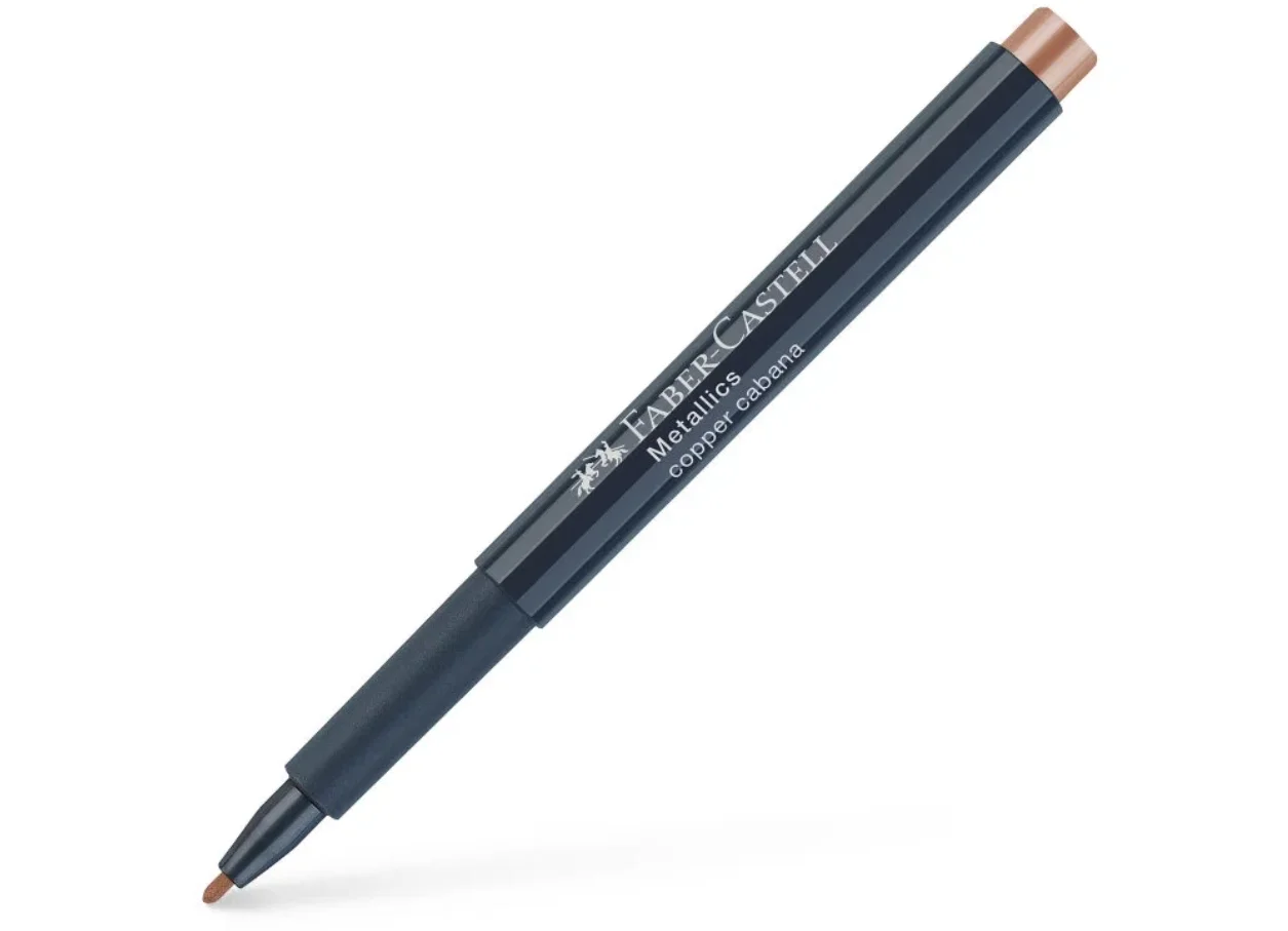 Маркер для декорирования Faber-Castell Metallics (1.5мм, медный) 2 шт. (160752) - миниатюра 3