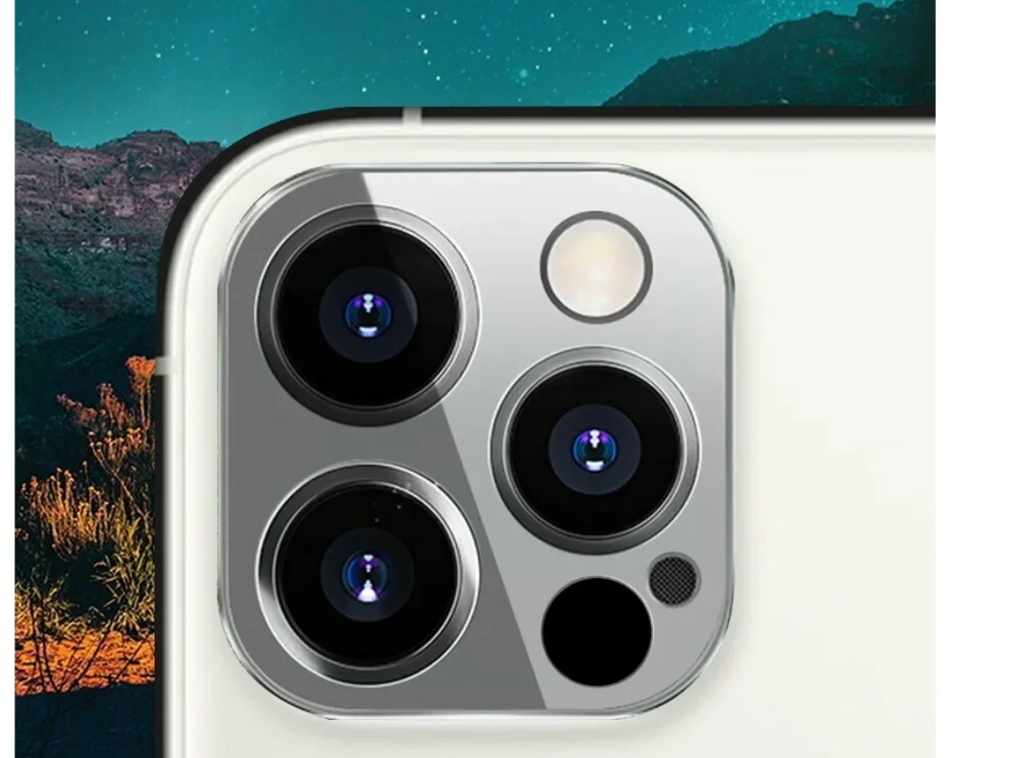 Защитное стекло на заднюю камеру для iPhone 12 Mini 5.4" - миниатюра 2
