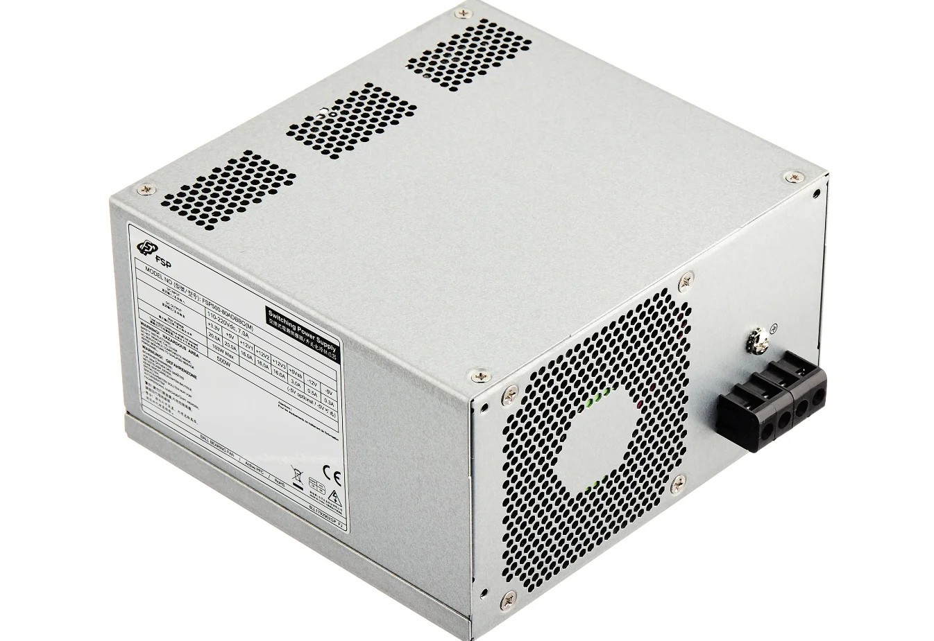 Блок питания Advantech FSP500-80ADBBQ(M) (96PS-D500WPS2) для сервера, 500Вт, 80PLUS Bronze, форм-фактор ATX - миниатюра 2