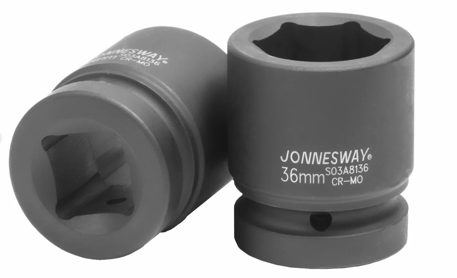 Торцевая головка JONNESWAY S03A8136, 6-гранная, хромомолибденовая, 36 мм - изображение 1