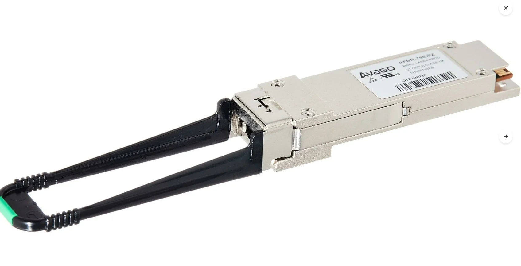 Трансивер QSFP+ Avago AFBR-79EIPZ, форм-фактор QSFP+, 40Гб/с, 850нМ, hot-swap - миниатюра 4