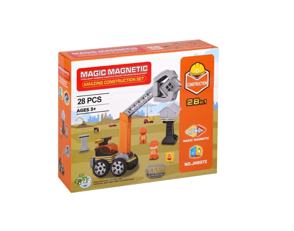 Конструктор Наша Игрушка Magic Magnetic JH8972, магнитный, 28 элементов, от 3 до 6 лет - миниатюра 2