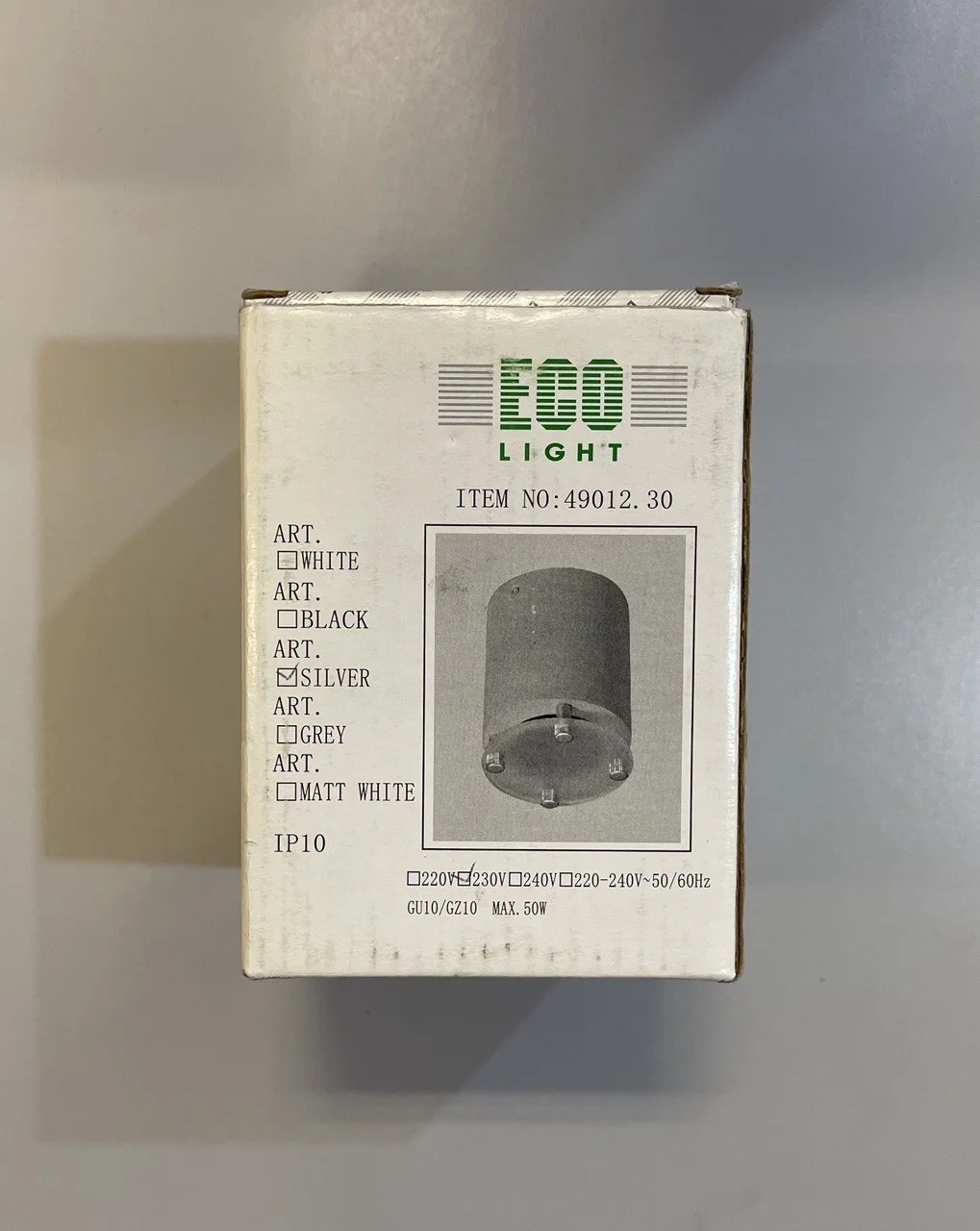 Светильник точечный Eco Light Group 49012.30, галогенный, GU10, 50Вт - миниатюра 4