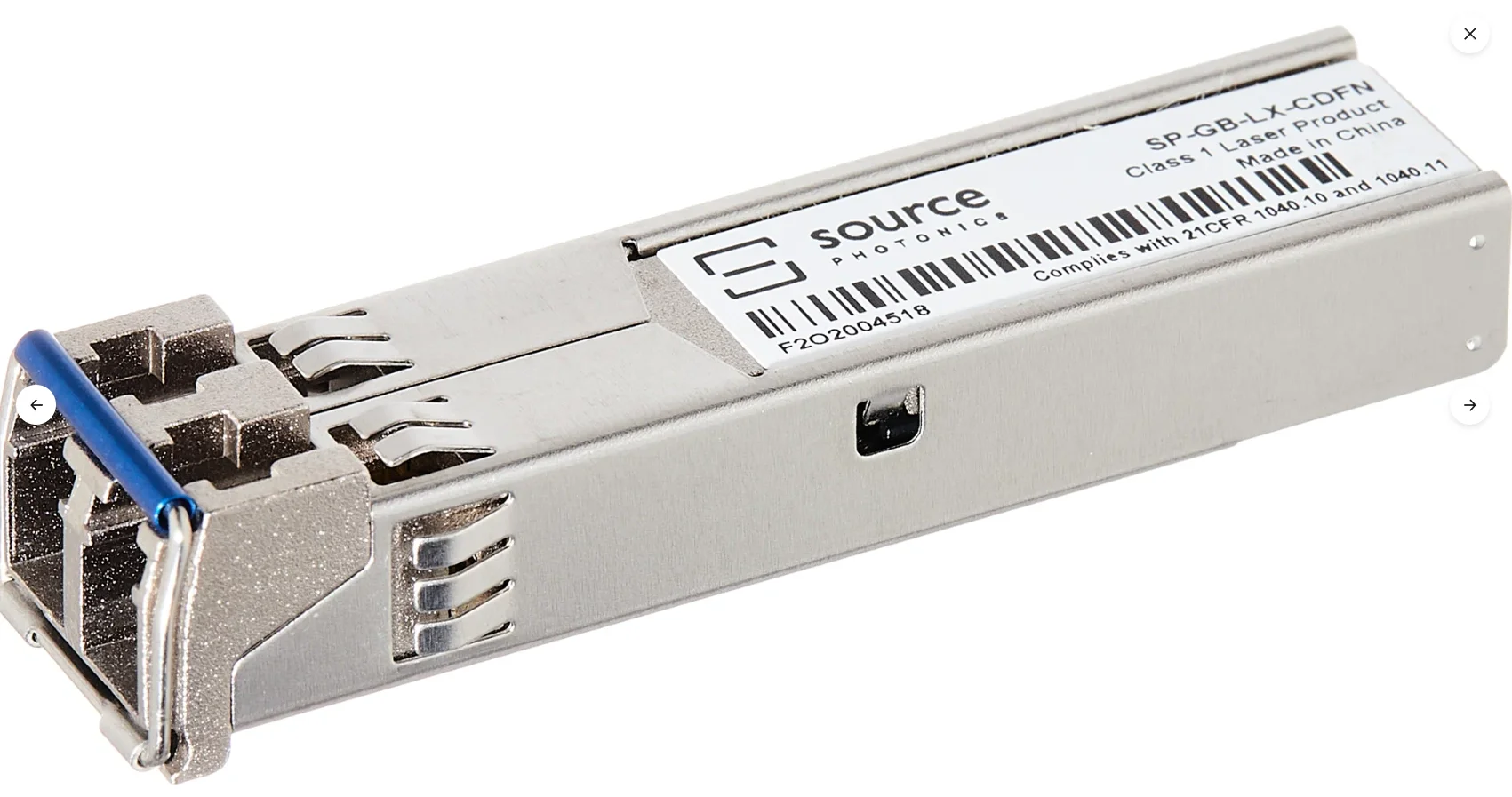 Трансивер Silicom, SP-GB-LX-CDFH, форм-фактор SFP, Ethernet 1 Гбит/c, 10км - изображение 1
