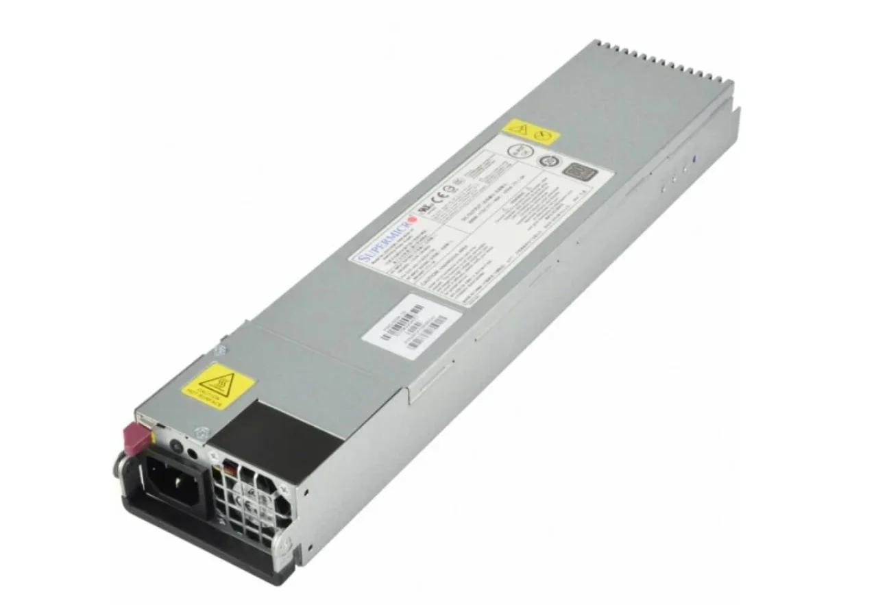Блок питания SuperMicro PWS-1K66P-1R, 1600Вт, 80PLUS Platinum, OEM