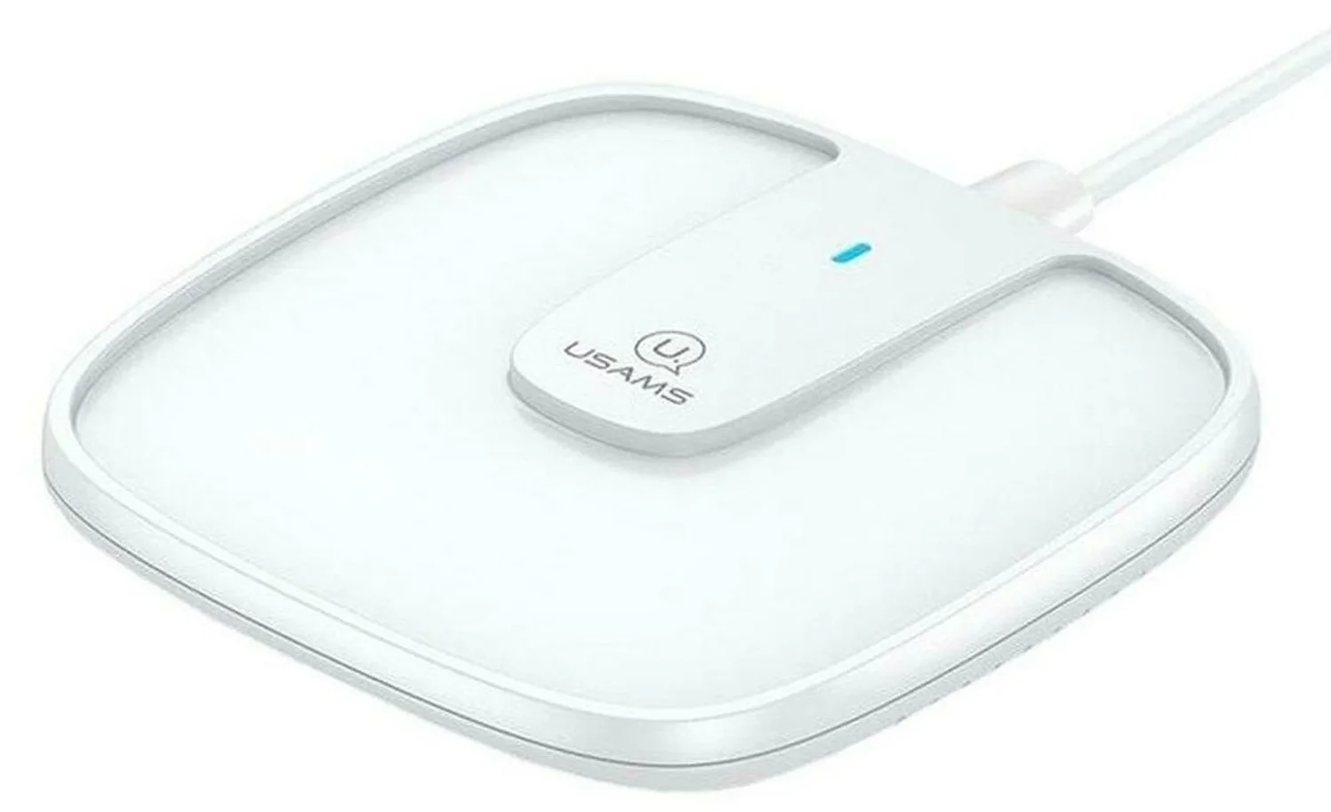 Беспроводная зарядка USAMS US-CD153, Magsafe, 3A, белый (CD153DZ02) - миниатюра 2