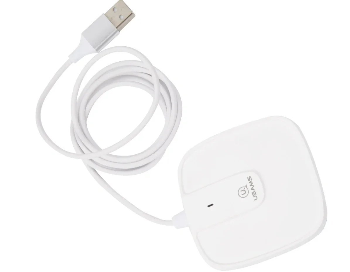 Беспроводная зарядка USAMS US-CD153, Magsafe, 3A, белый (CD153DZ02) - миниатюра 3