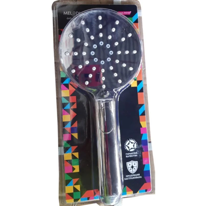 Лейка Melodia della vita LUXE 3 функции, d120мм, хром MKP26306BL - миниатюра 2