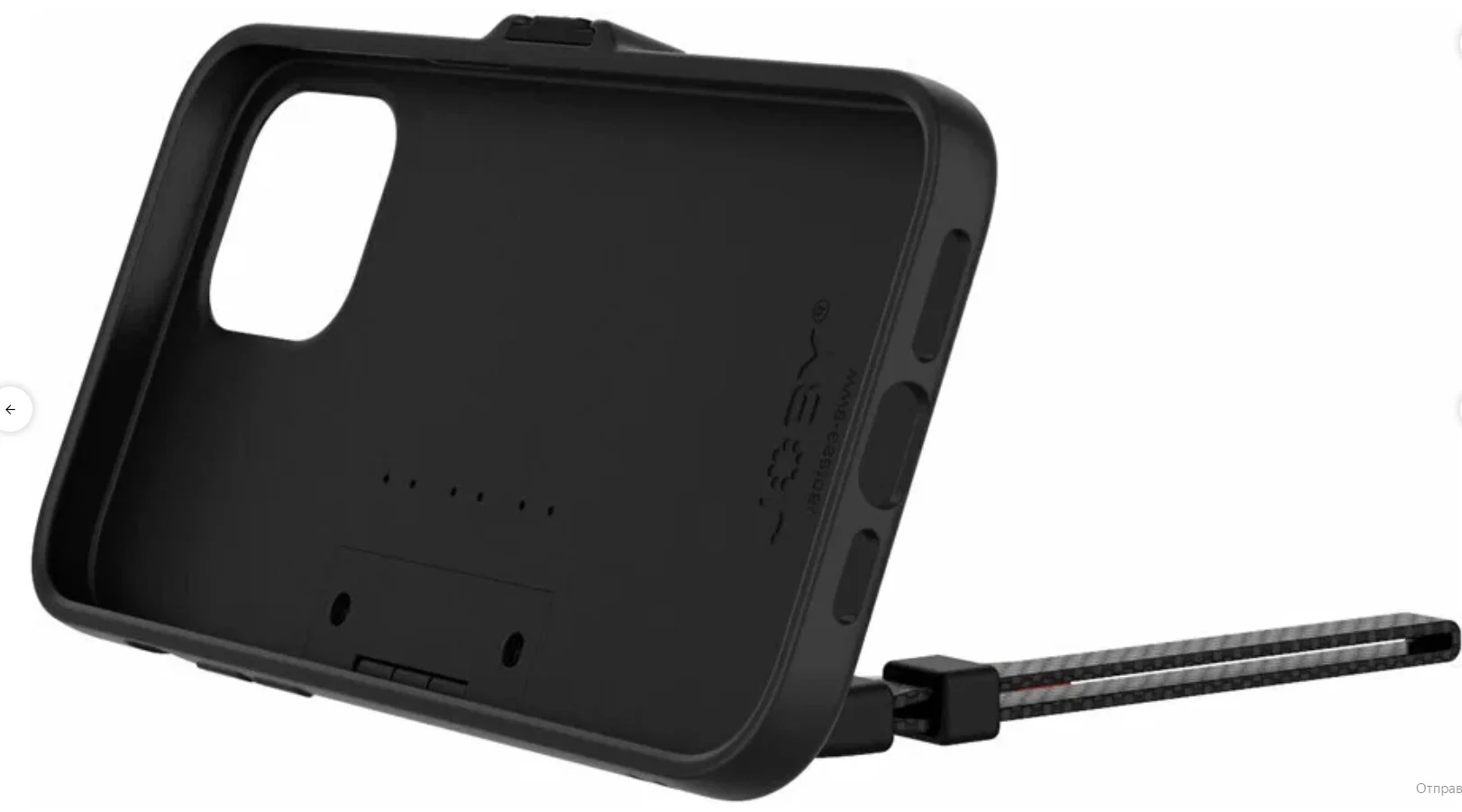 Чехол-штатив Peter Market StandPoint, для iPhone 12 Pro Max, с подставкой, черный - миниатюра 3