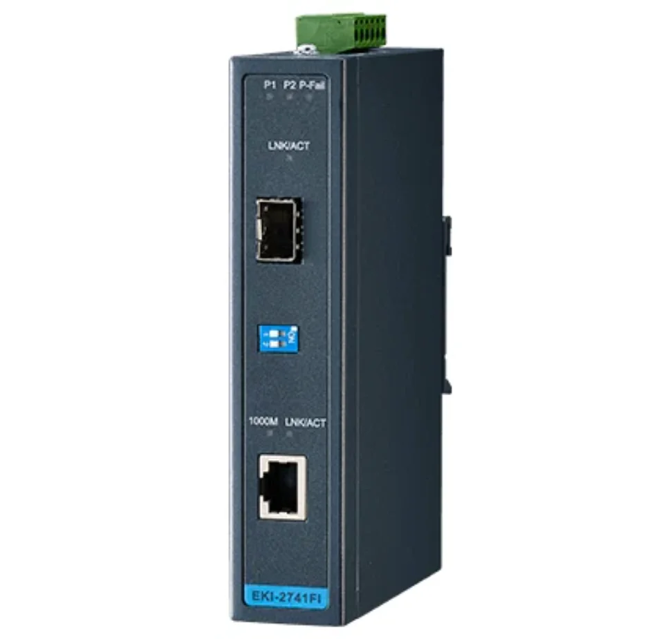 Медиаконвертер EKI-2741FI-BE Advantech, 1 Гбит/сек, SFP, RJ-45 - миниатюра 4