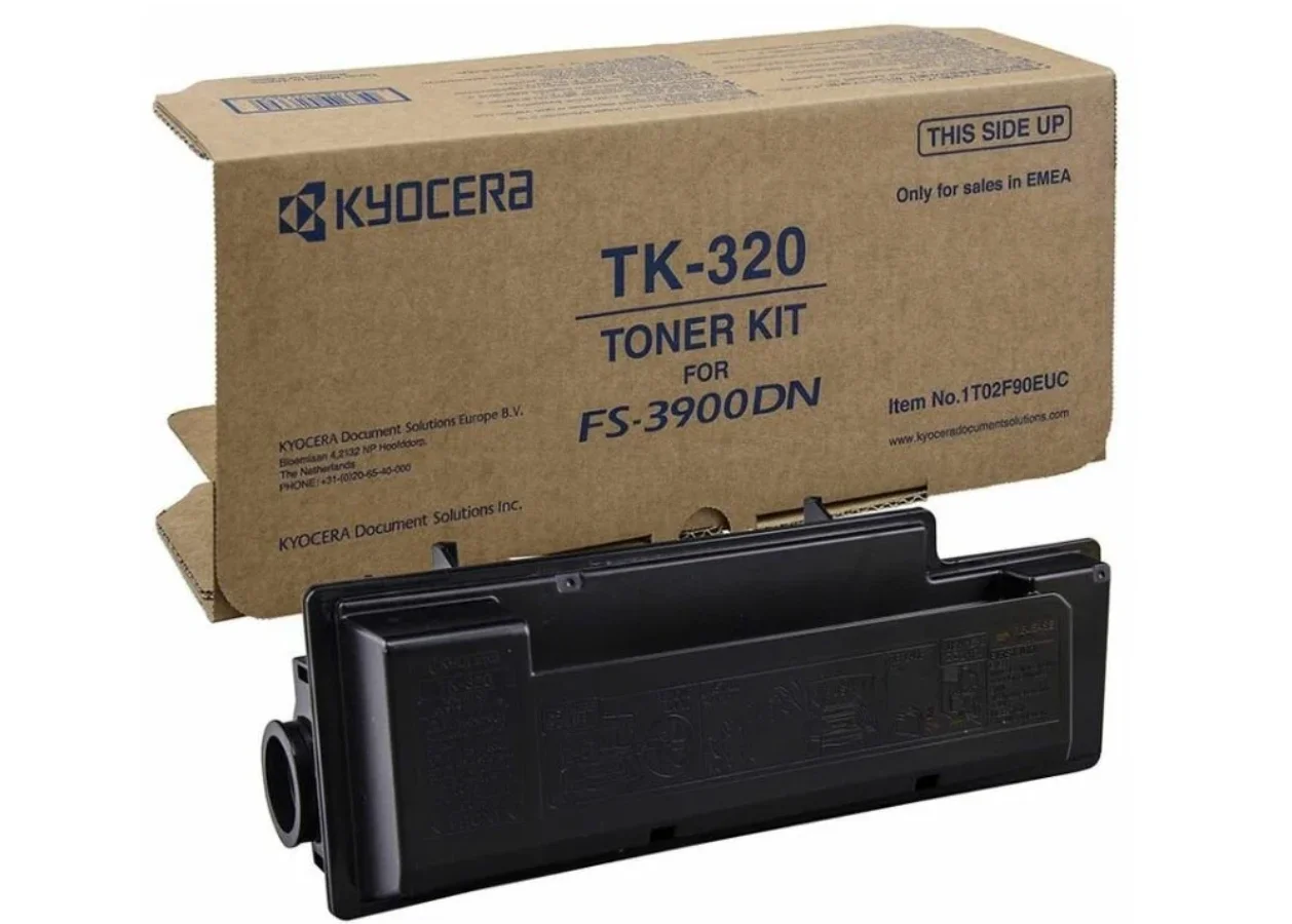 Картридж Kyocera TK-320, для принтеров Kyocera FS-3900/4000 DN, черный, 1 шт. - изображение 1