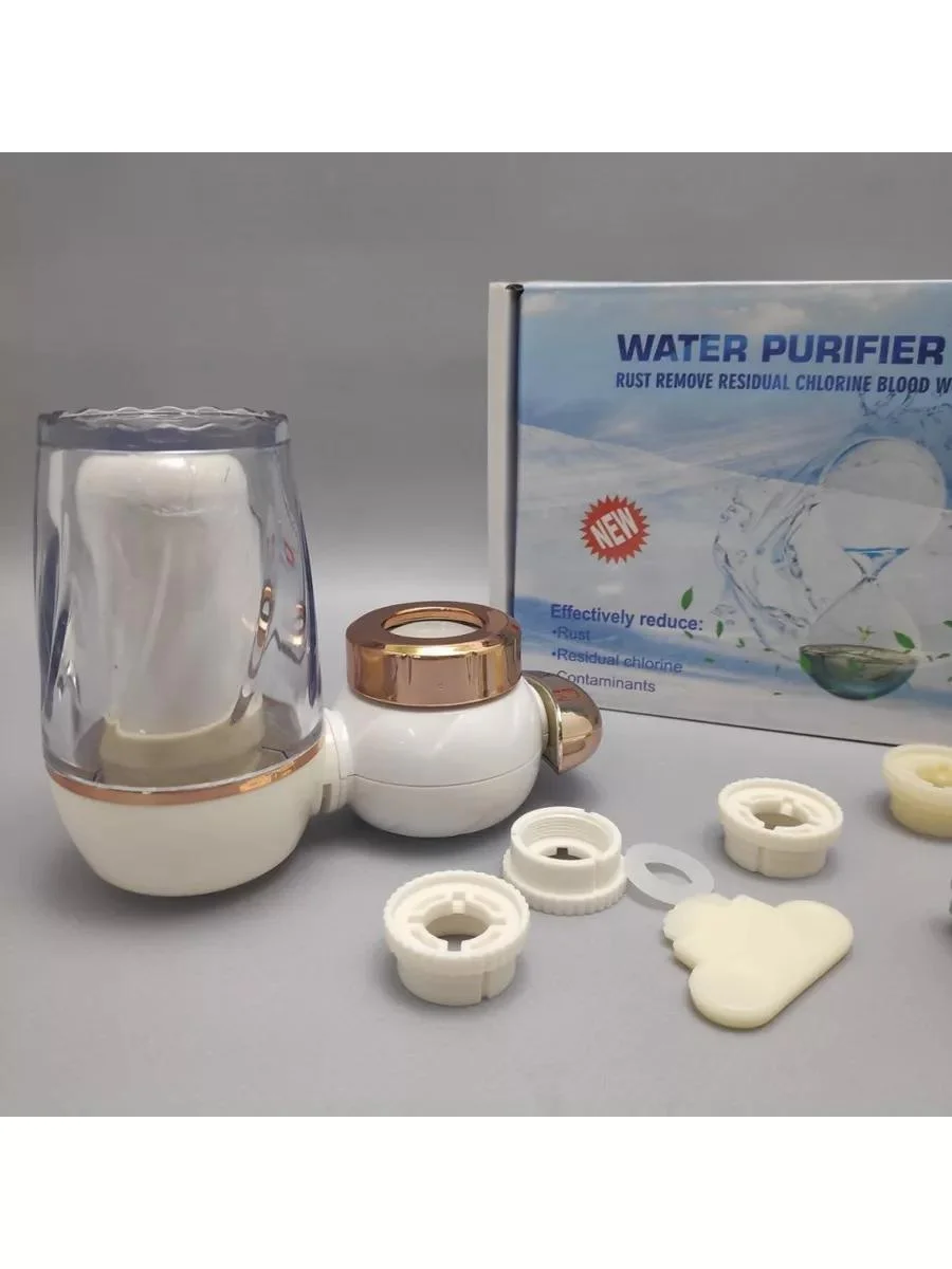 Фильтр для воды Water Purifier, керамический картридж, подключение к крану, умягчение - миниатюра 2
