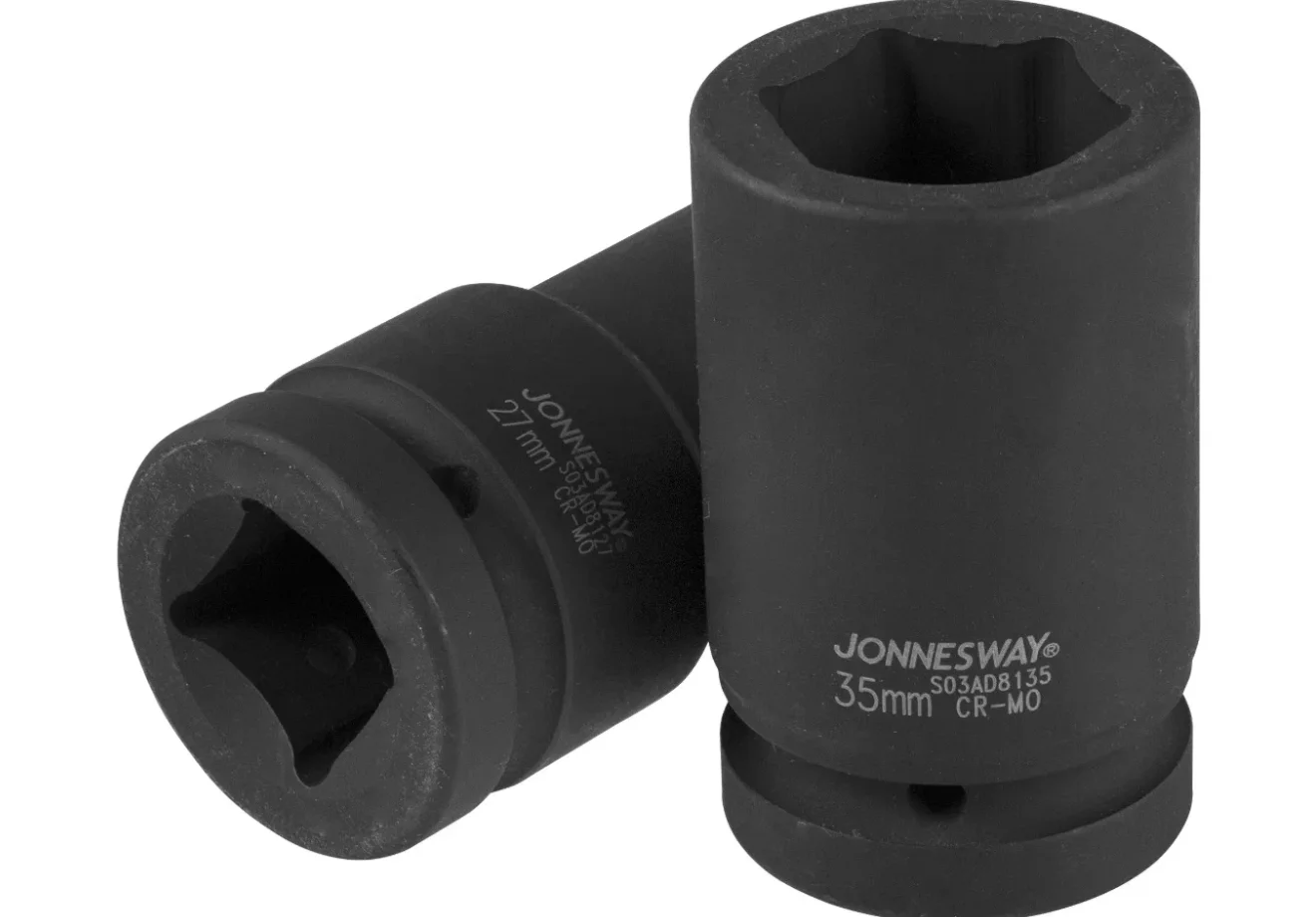 Головка торцевая JONNESWAY S03AD8135, ударная, глубокая, 1", 35мм - миниатюра 3