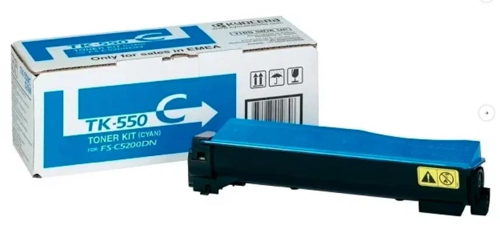Картридж KYOCERA 1T02HMCEU0, для Kyocera FS-C5200DN, 6000стр, голубой - миниатюра 3