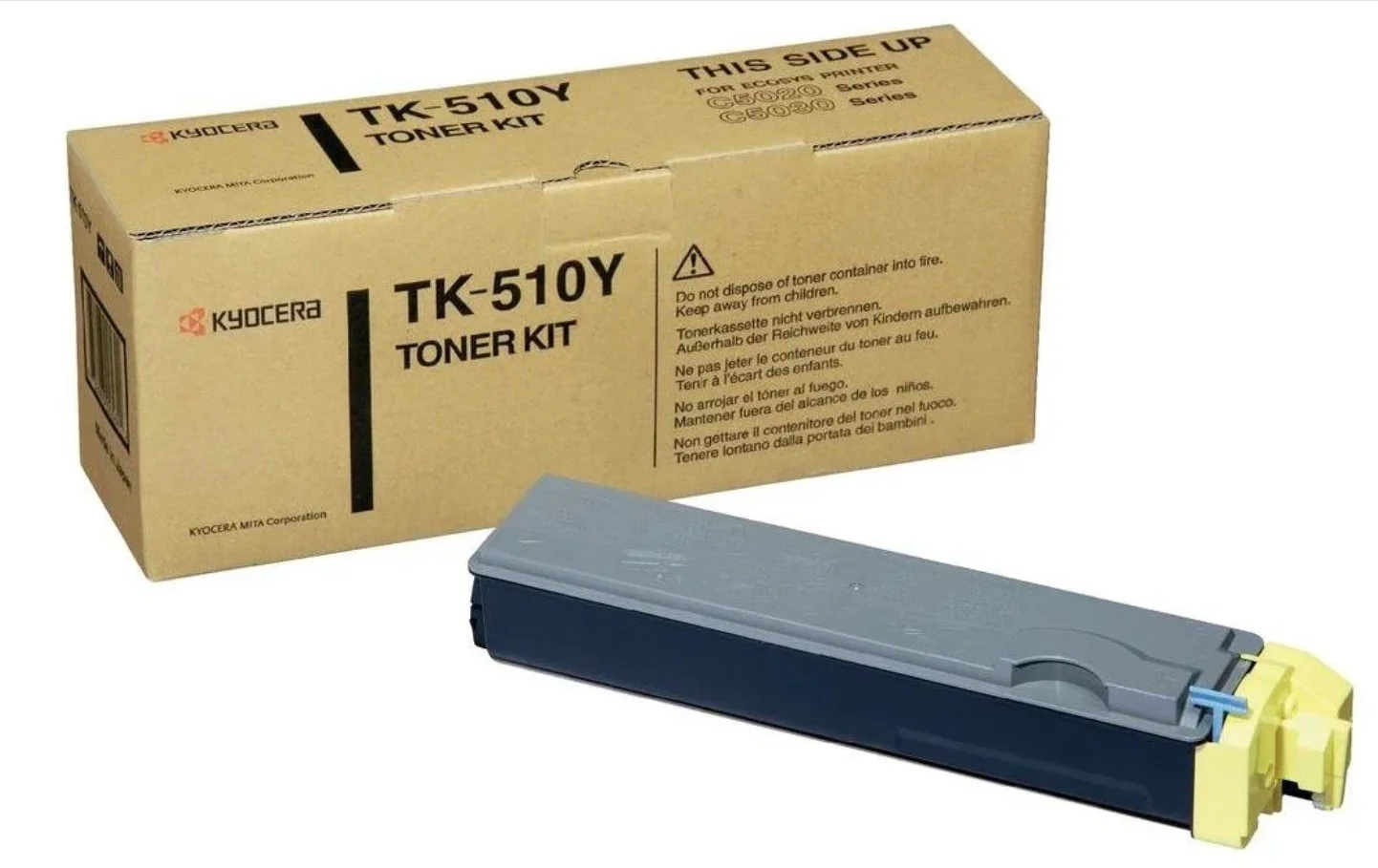 Картридж KYOCERA TK-510Y, 8000 стр, желтый - изображение 1
