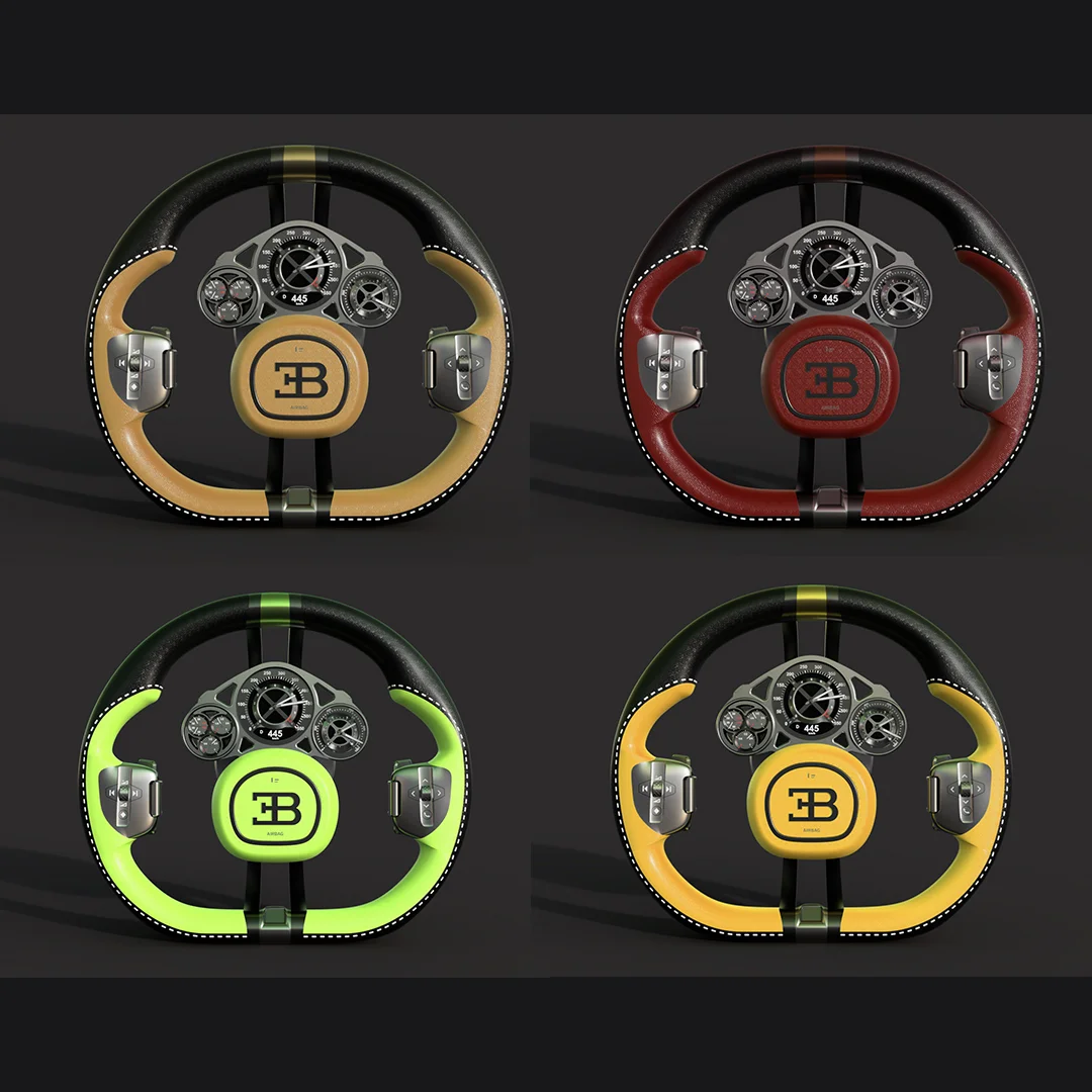 Часы настенные/настольные Руль Bugatti Tourbillon - миниатюра 5