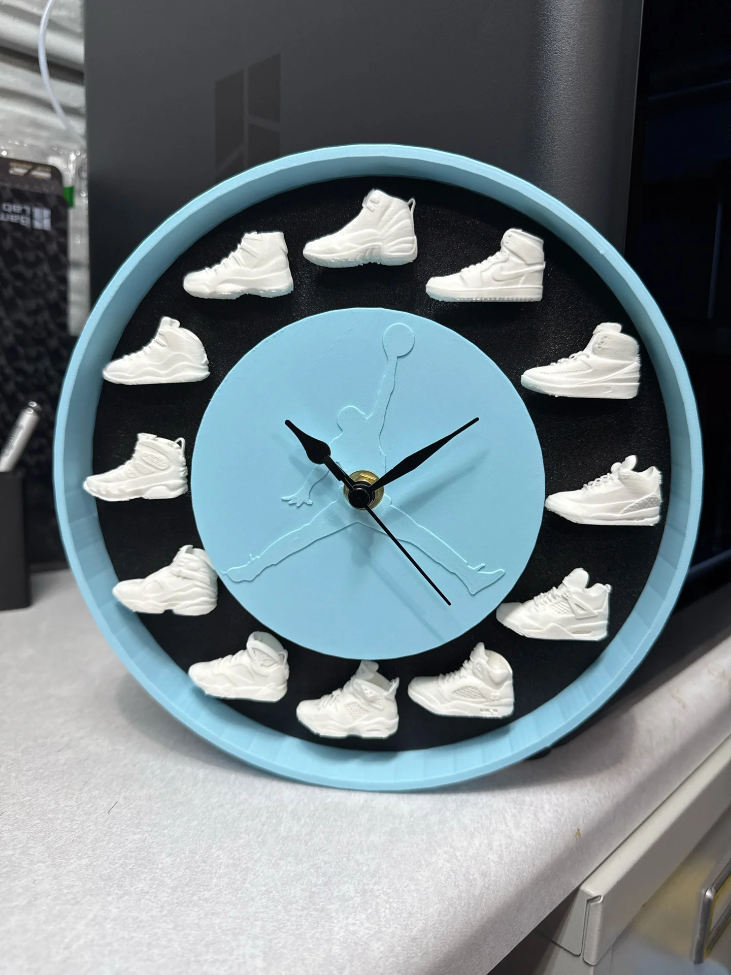 Часы настенные/настольные Retro Jordan 1-12 - миниатюра 3