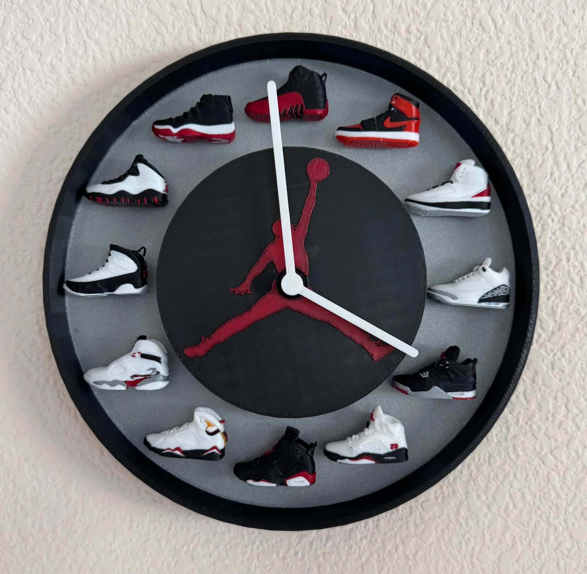Часы настенные/настольные Retro Jordan 1-12 - миниатюра 5