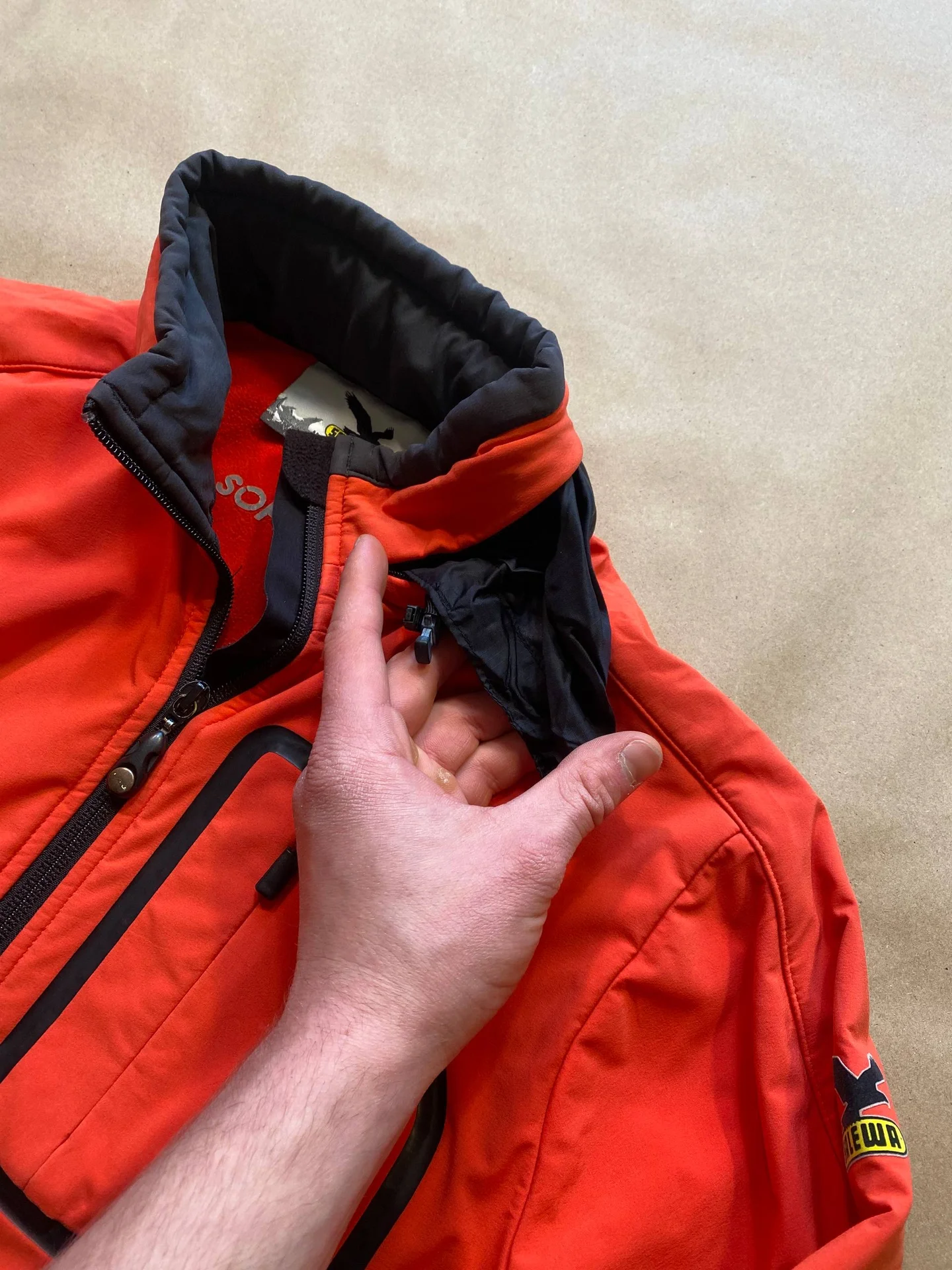 Софтшел Salewa vintage с капюшоном - миниатюра 11