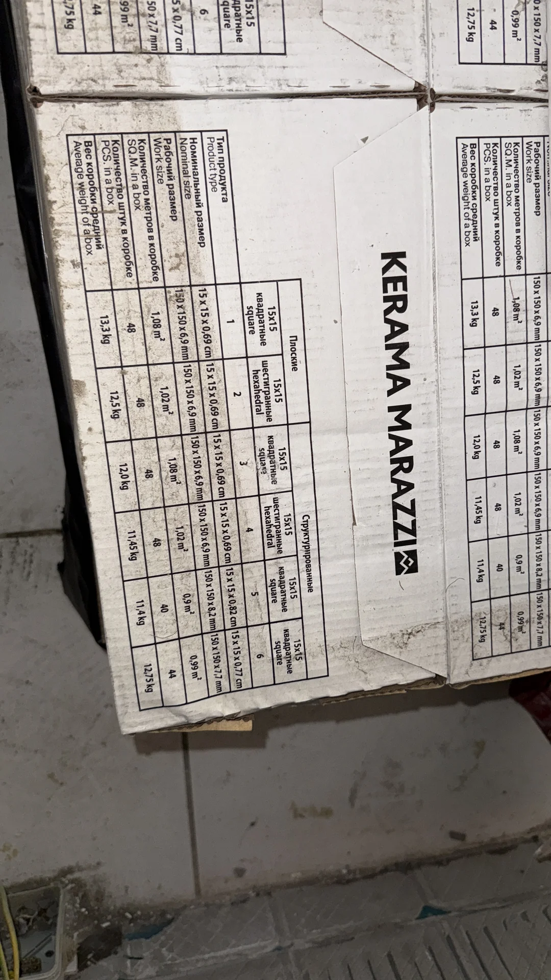 Плитка KERAMA MARAZZI 17063 Витраж белый 15х15х6,9 - изображение 1