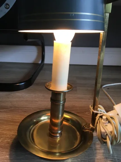 Лампы настольные, винтажные 1960-х годов. Made in Denmark - миниатюра 4