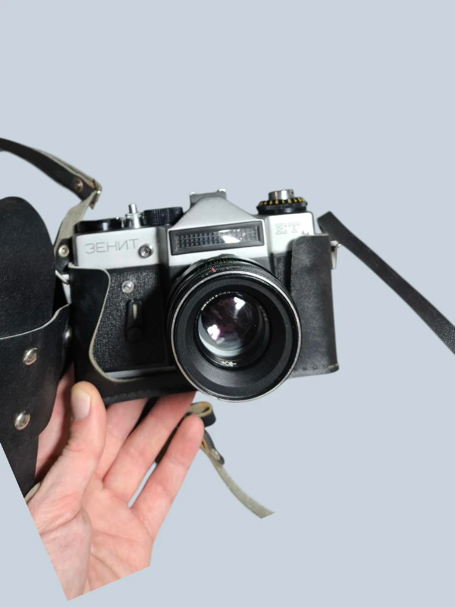 Пленочный фотоаппарат Зенит-ЕТ + Гелиос-44-2 - миниатюра 5