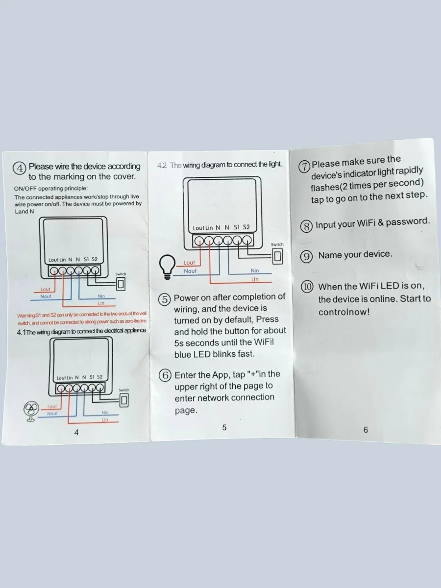 Компактное умное реле Mini Smart Switch - миниатюра 6