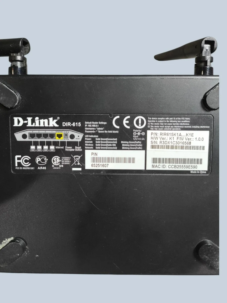 Wi-Fi роутер D-Link DIR-615 - миниатюра 3