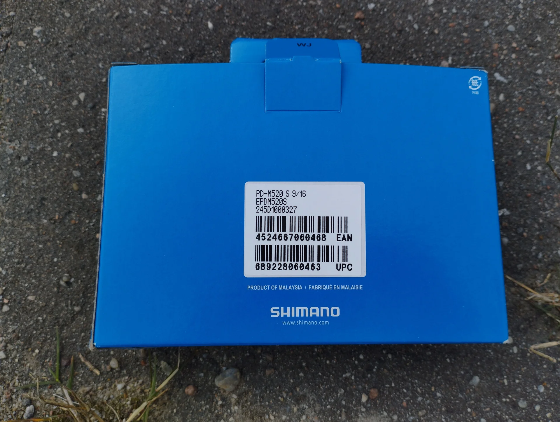 Контактные педали Shimano PD-M520 SPD - миниатюра 2