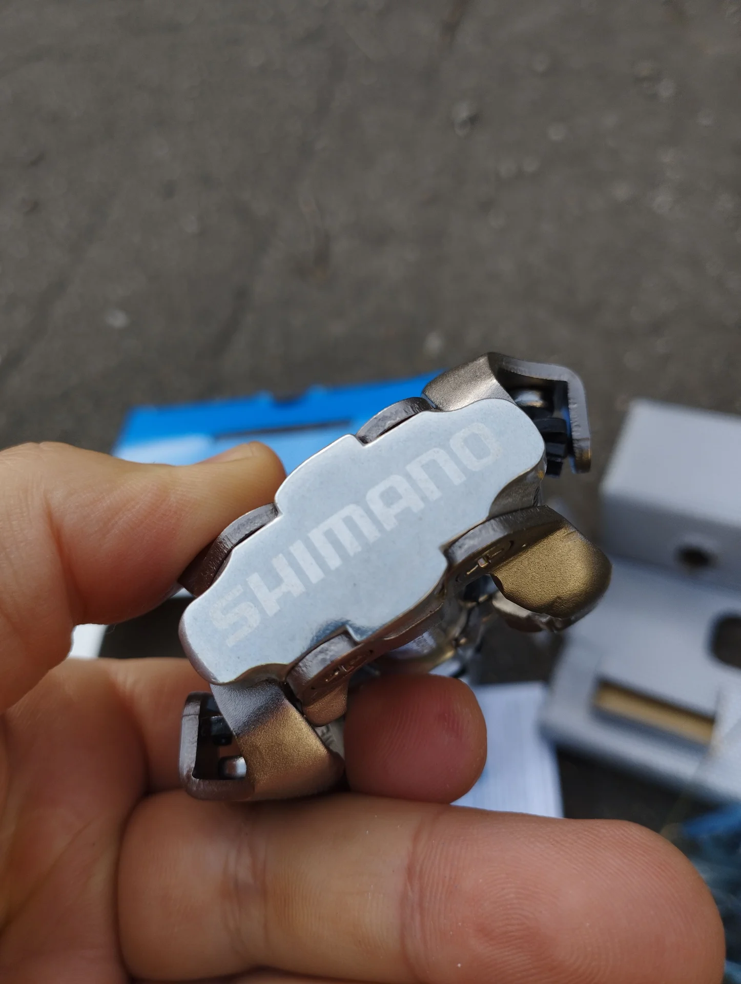 Контактные педали Shimano PD-M520 SPD - миниатюра 4